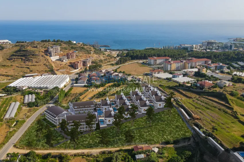 A new architectural masterpiece on the coast of Alanya, Turkler district — an investment project with villas and apartments 2 