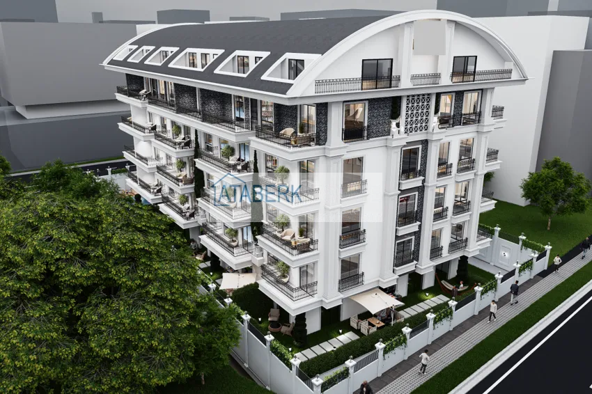 Investing in the center of Alanya: a profitable residence project 250 meters from Cleopatra Beach 2 