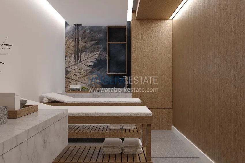 A new architectural masterpiece on the coast of Alanya, Turkler district — an investment project with villas and apartments 40 