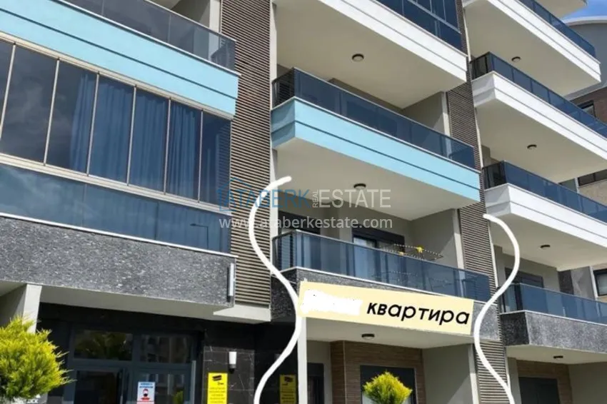 Furnished 2+1 garden duplexes in a complex with infrastructure, Kargicak 20 