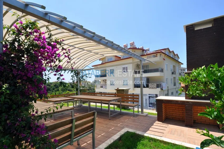 One bedroom apartment with furniture, 80 m², suitable for a residence permit — Alanya, Cikcilli 20