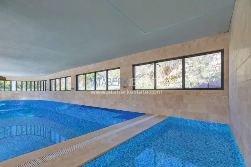 3+1 linear apartment with furniture in an elite residence — Alanya, Kestel district  20 