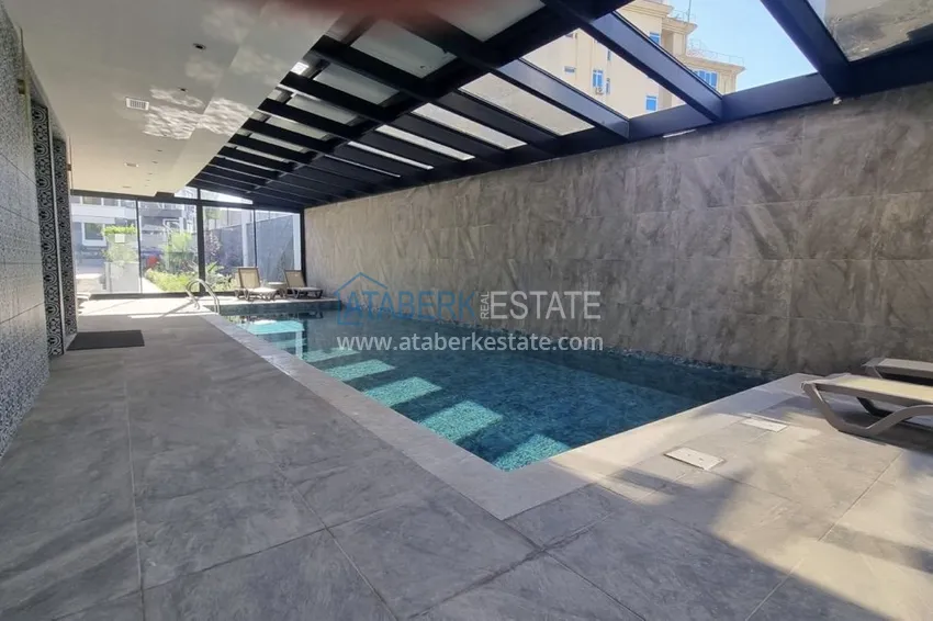 Duplex penthouse with views of Calais in the heart of Alanya 21 