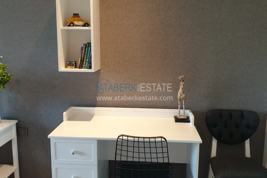 Purchase 4+1 apartment with designer interiors and views — Alanya, Mahmutlar district 23 