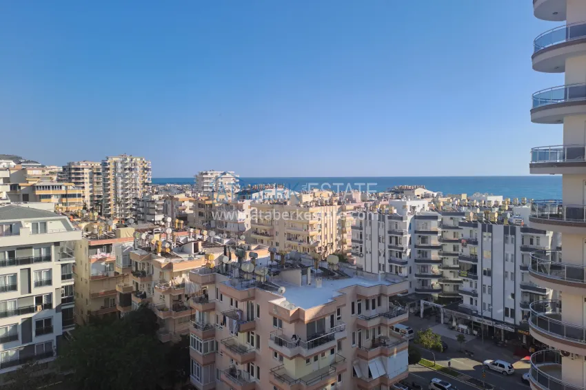 Purchase  Two-bedroom apartment with furniture and sea view — Alanya, Mahmutlar, Tuesday Market District 21 