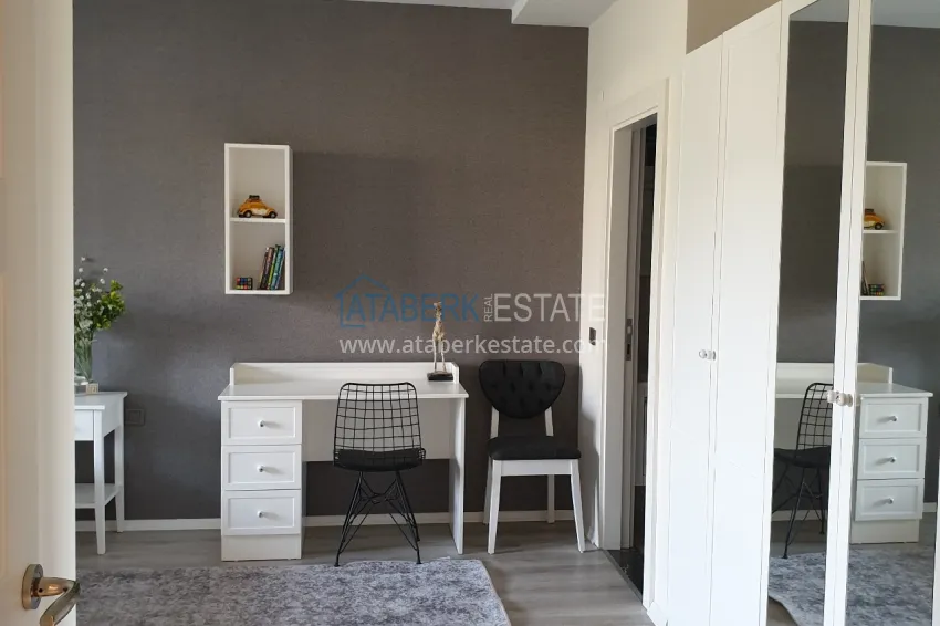 Purchase 4+1 apartment with designer interiors and views — Alanya, Mahmutlar district 24 