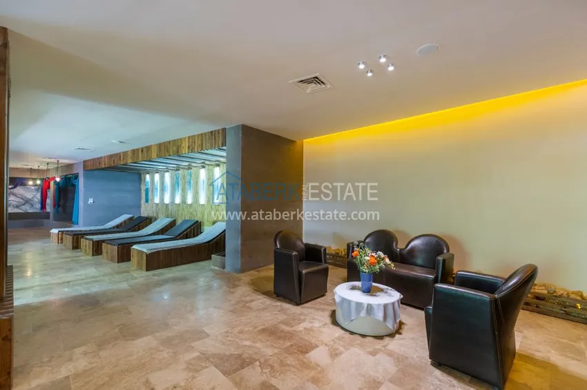 3+1 linear apartment with furniture in an elite residence — Alanya, Kestel district  22 
