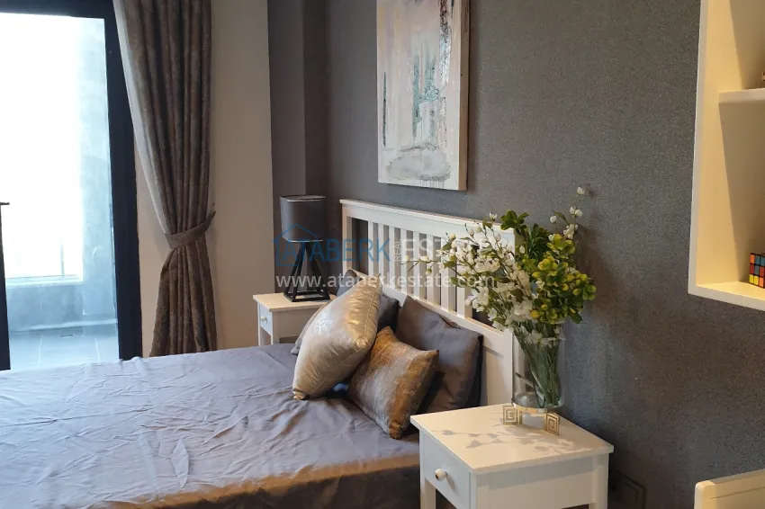 Purchase 4+1 apartment with designer interiors and views — Alanya, Mahmutlar district 25 