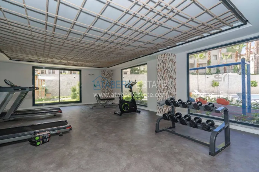 2+1 apartment with furniture, separate kitchen and mountain views - Alanya Center 23