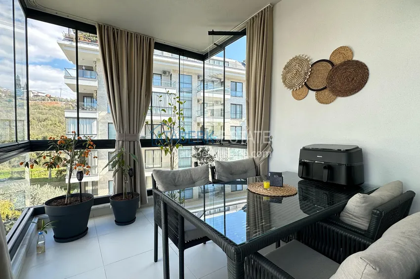 Purchase  3+1 linear apartment with furniture in an elite residence — Alanya, Kestel district  27 