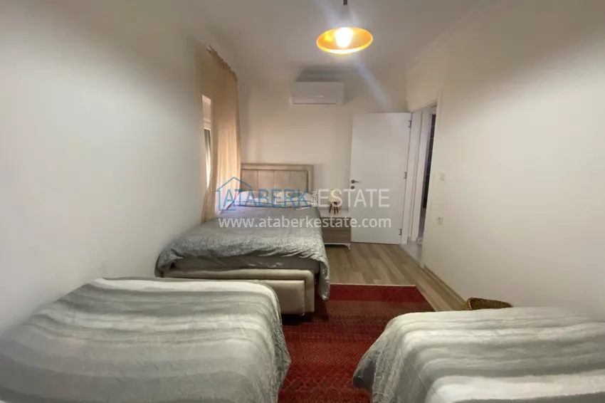 Purchase 3+1 two-storey private house with pool and fully furnished in Kargicak 22