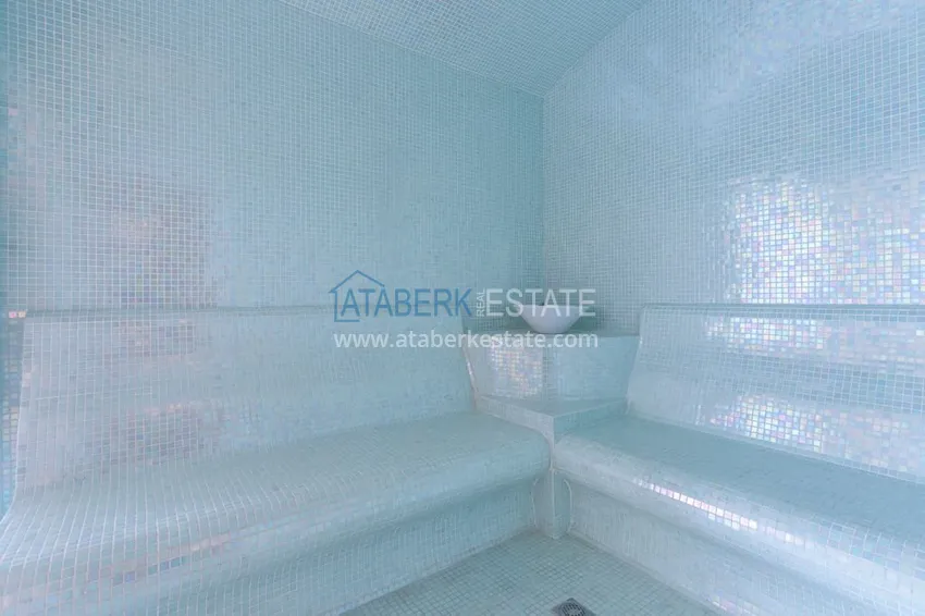 3+1 linear apartment with furniture in an elite residence — Alanya, Kestel district  25 