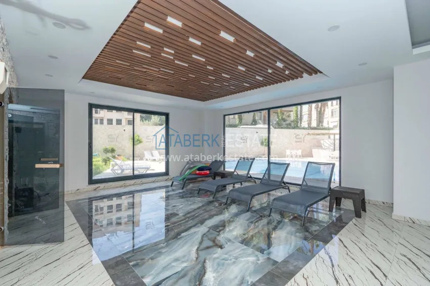 2+1 apartment with furniture, separate kitchen and mountain views - Alanya Center 25