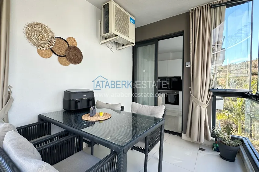 Purchase  3+1 linear apartment with furniture in an elite residence — Alanya, Kestel district  29 