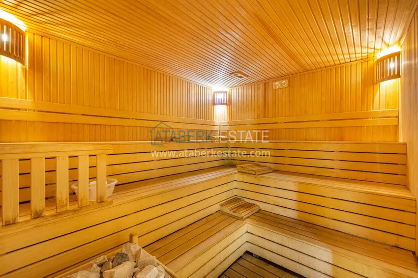 3+1 linear apartment with furniture in an elite residence — Alanya, Kestel district  26 