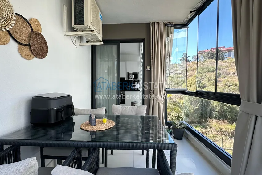 Purchase  3+1 linear apartment with furniture in an elite residence — Alanya, Kestel district  30 