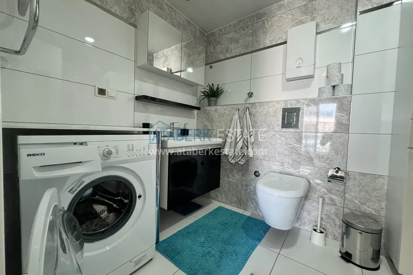 Purchase Furnished 2+1 apartment in a prestigious complex in Alanya, Cikcilli — suitable for a residence permit 24 