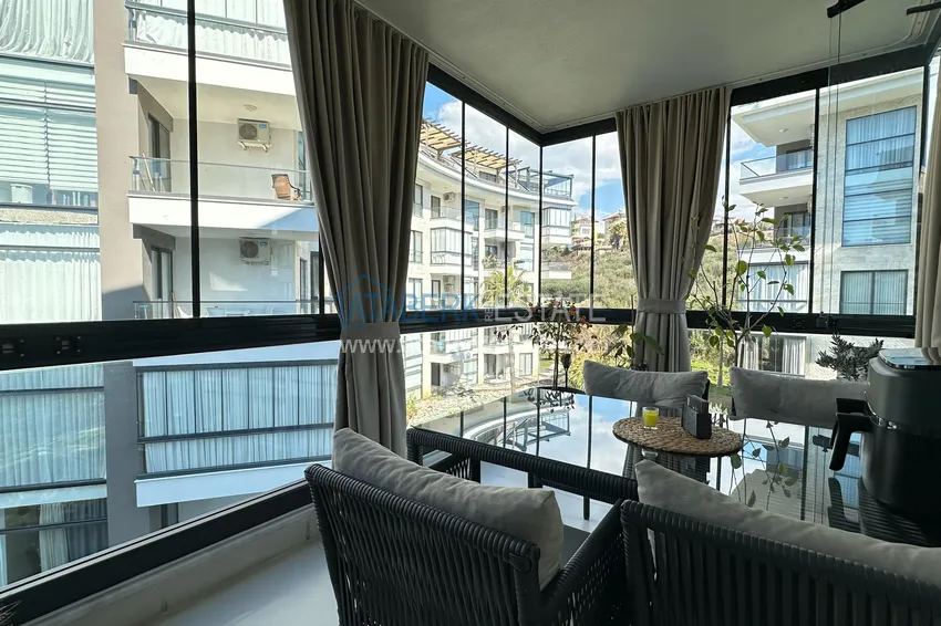 Purchase  3+1 linear apartment with furniture in an elite residence — Alanya, Kestel district  32 
