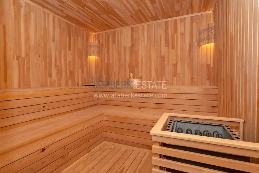 2+1 apartment with furniture, separate kitchen and mountain views - Alanya Center 28