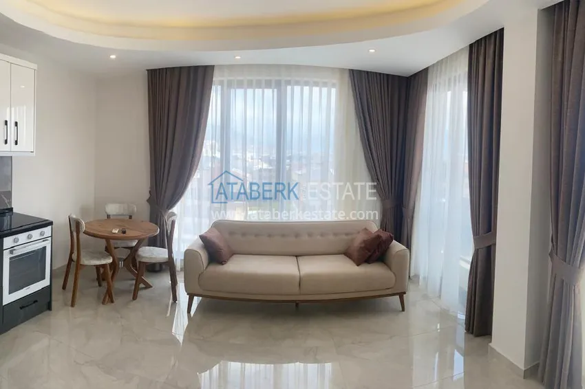 Purchase 1+1 apartment for rent in Alanya, Oba district center No. 31 2 