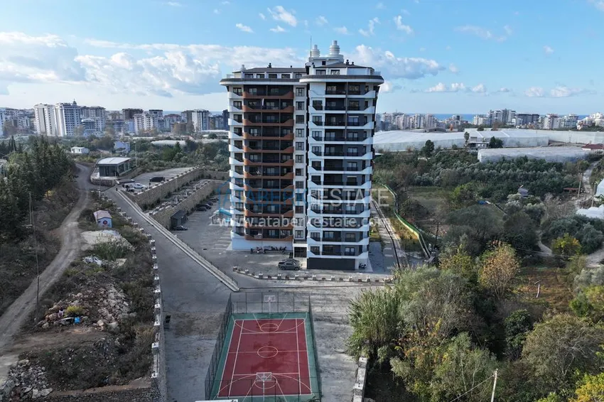 Newly furnished studio in a premium complex with a private beach — Mahmutlar district, Alanya 2 