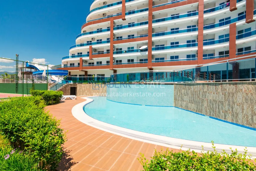 Linear 3+1 apartment with panoramic views in the center of Mahmutlar — urgent sale, unfurnished 3 