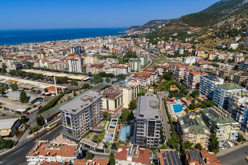 Duplex penthouse with views of Calais in the heart of Alanya 2 