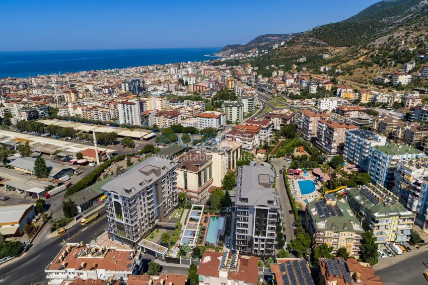 Two-bedroom apartment with new furniture in the center of Alanya - suitable for a residence permit 2 
