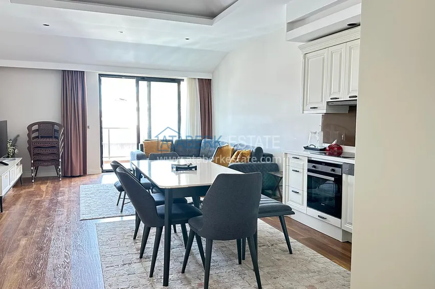 Purchase  Furnished 2+1 penthouse with sea view - Alanya, Kestel, first coastline 2 