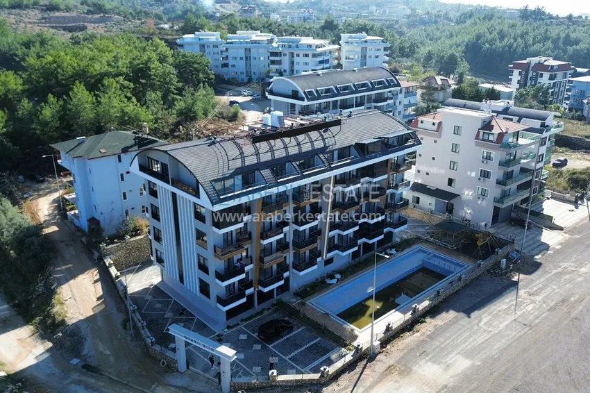 Spacious duplex penthouse with panoramic mountain views — Alanya, Upper Oba 1 