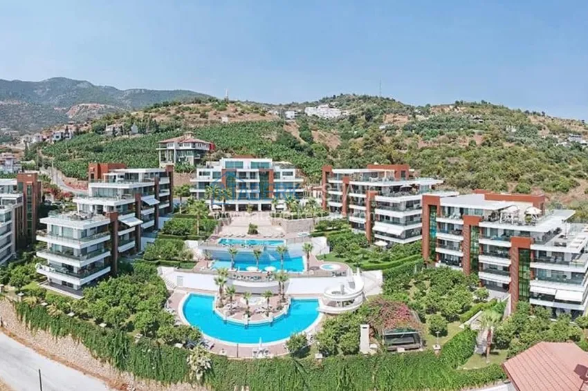 One bedroom apartment with furniture, 80 m², suitable for a residence permit — Alanya, Cikcilli 2