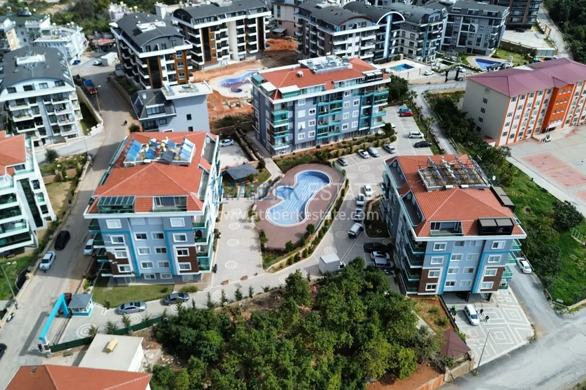 Furnished apartment in a comfort segment residence — Alanya, Oba district 2 