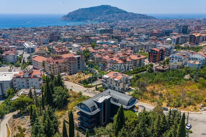 Modern 1+1 apartments in Alanya, Buyuk Hasbahce district — primary real estate 1 