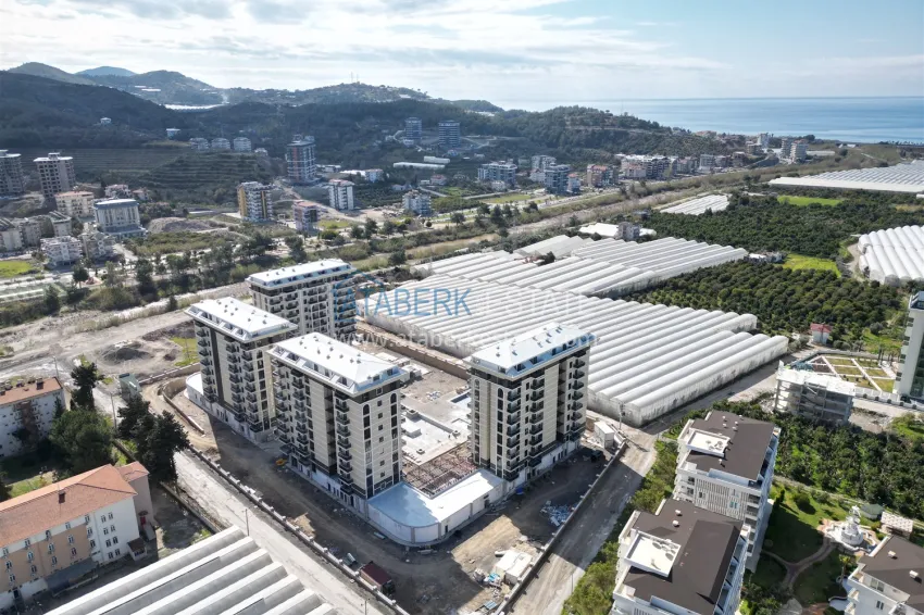 Three-room apartment with sea view in Alanya, Demirtas district — short-term rental permit available 2