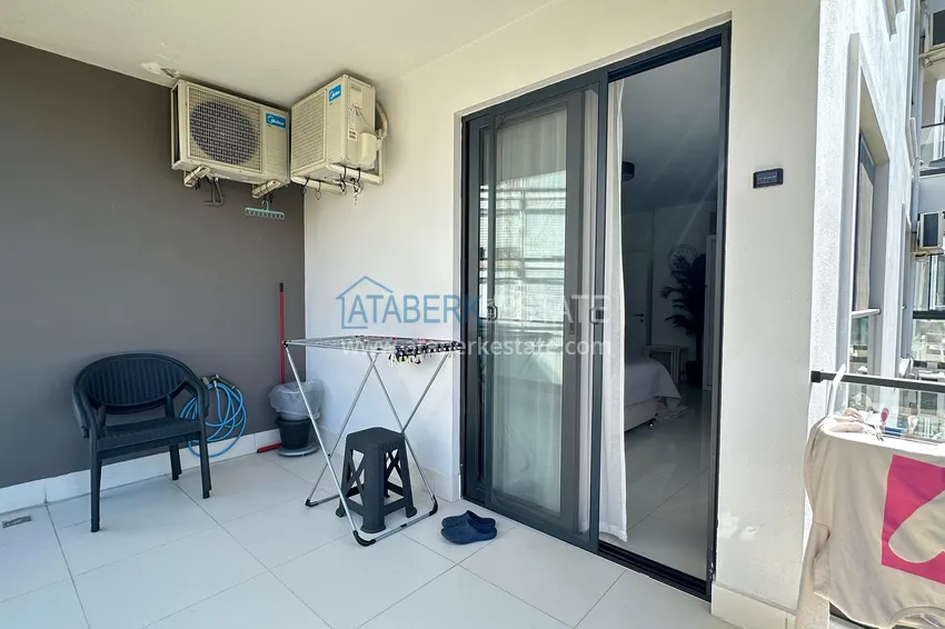 Purchase  3+1 linear apartment with furniture in an elite residence — Alanya, Kestel district  35 