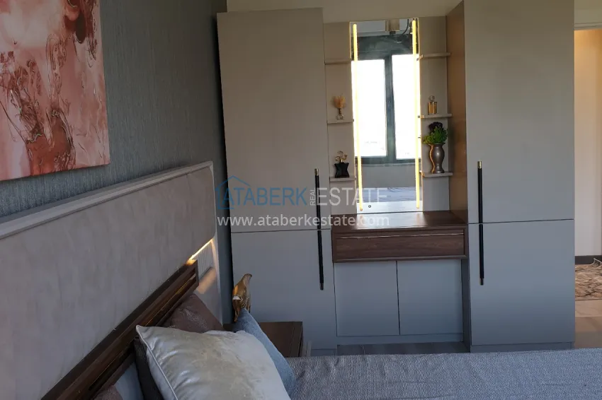 Purchase 4+1 apartment with designer interiors and views — Alanya, Mahmutlar district 33 