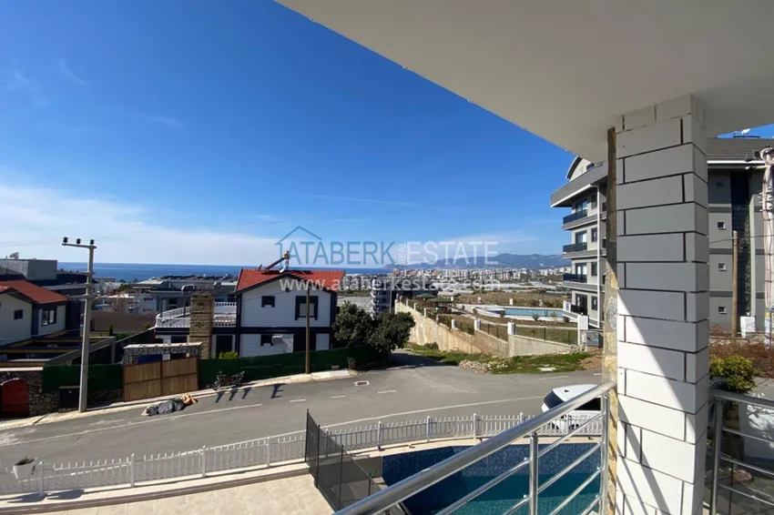 Purchase 3+1 two-storey private house with pool and fully furnished in Kargicak 29