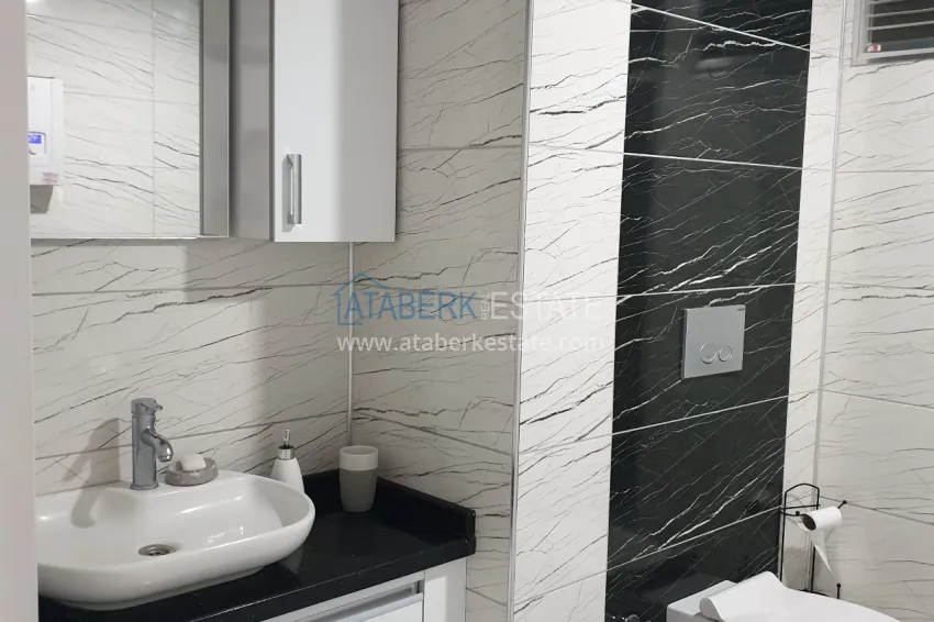 Purchase 4+1 apartment with designer interiors and views — Alanya, Mahmutlar district 36 
