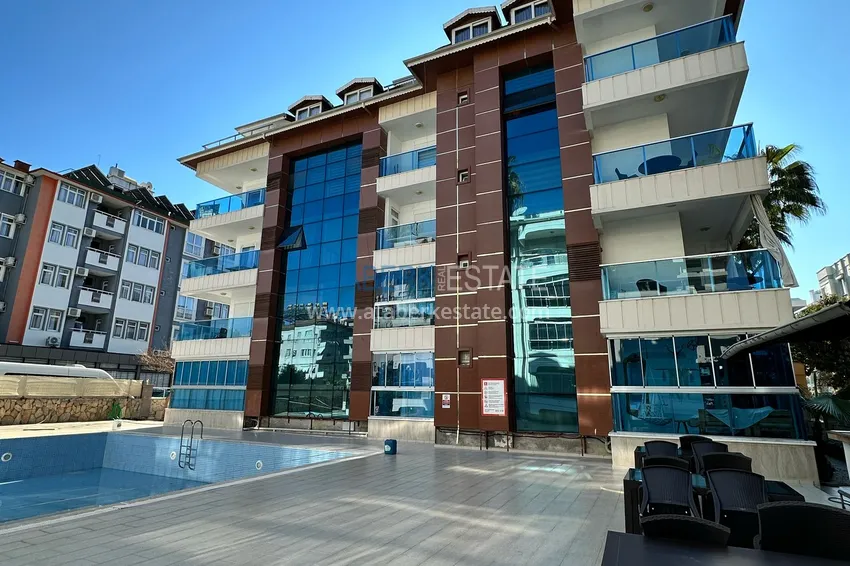 Furnished duplex penthouse in the center of Alanya — Cleopatra beach area  3 