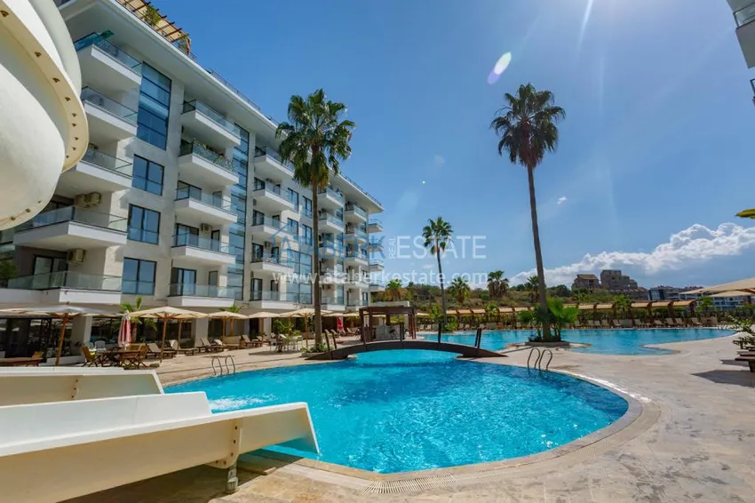 3+1 linear apartment with furniture in an elite residence — Alanya, Kestel district  3 