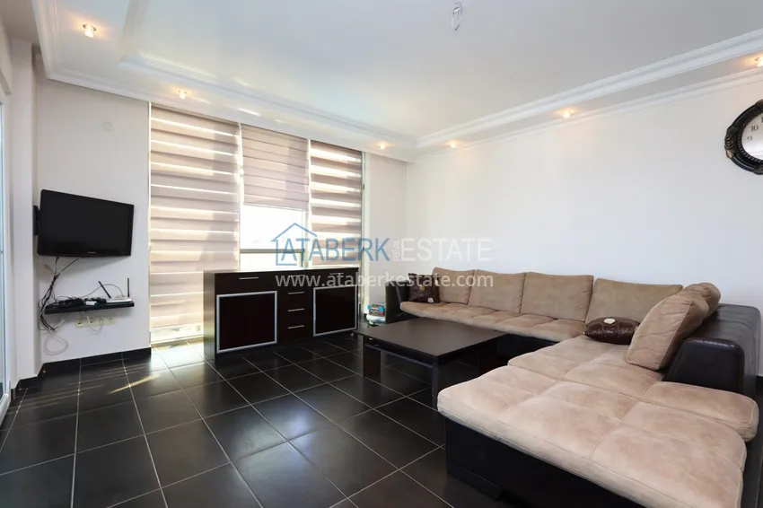 Purchase  Two-bedroom apartment with furniture and glazed balconies in Alanya, Cikcilli district - suitable for a residence permit 3 