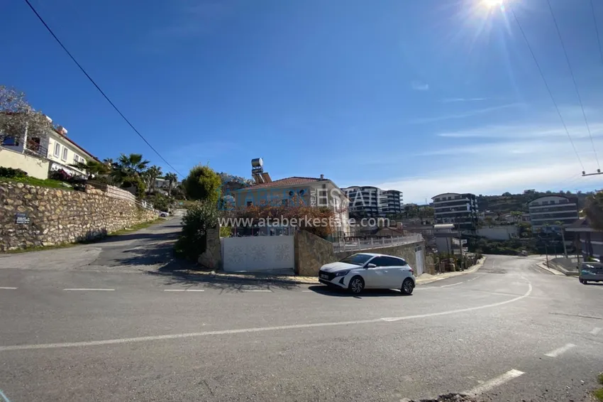 3+1 two-storey private house with pool and fully furnished in Kargicak 3