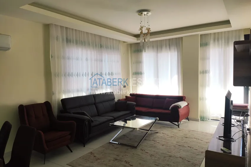 Purchase  Furnished duplex penthouse just 200 meters from Cleopatra Beach — Alanya Center 3 