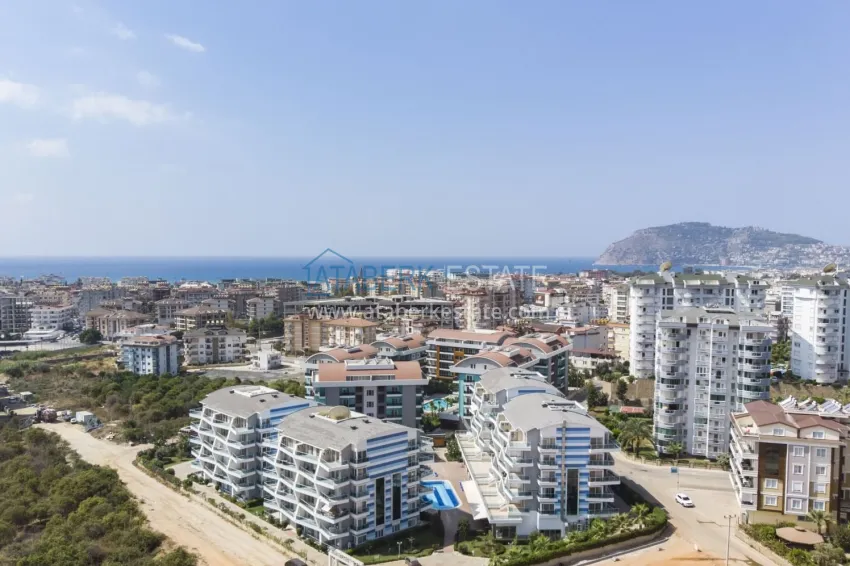 Furnished 1+1 apartment in a luxury residential complex — Alanya, Oba district 3 