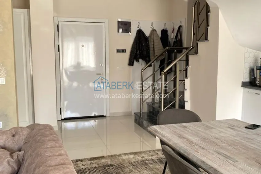 Purchase  Furnished 2+1 garden duplexes in a complex with infrastructure, Kargicak 3 