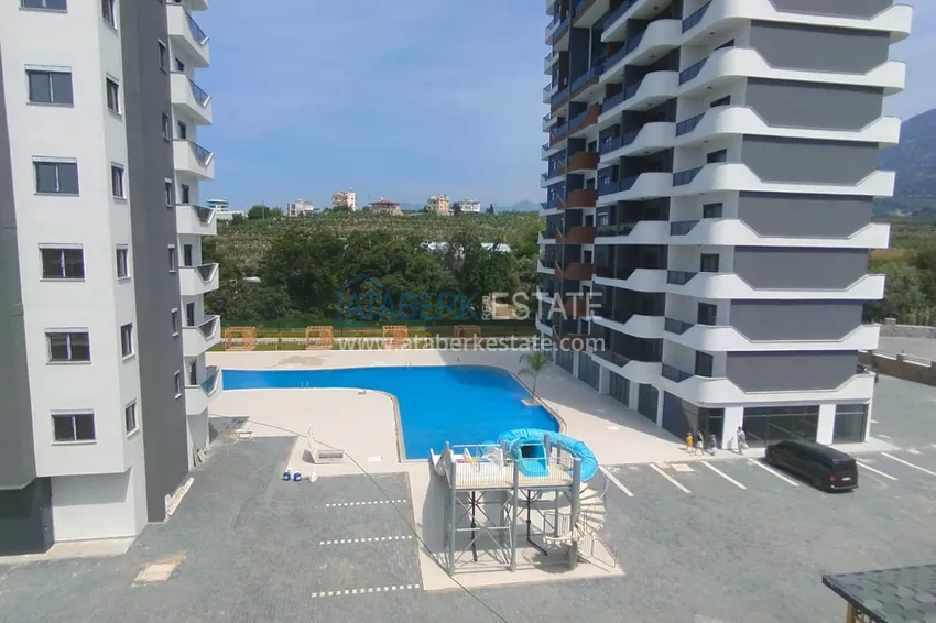 Newly furnished studio in a premium complex with a private beach — Mahmutlar district, Alanya 3 