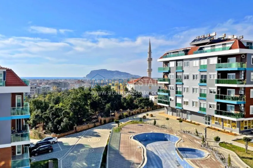 Furnished apartment in a comfort segment residence — Alanya, Oba district 9 