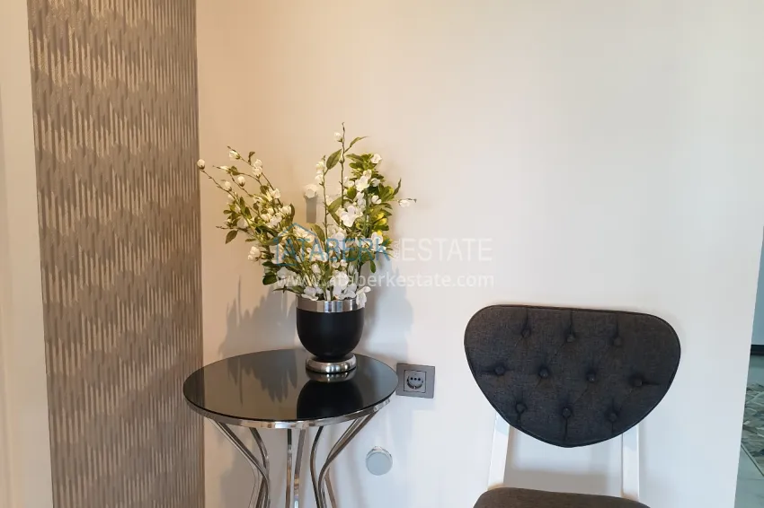 Purchase 4+1 apartment with designer interiors and views — Alanya, Mahmutlar district 5 