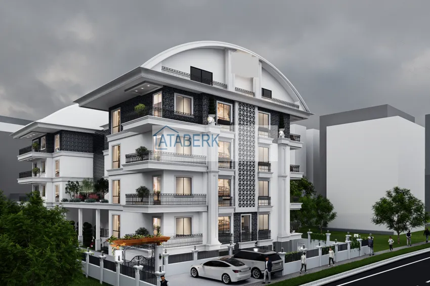 Investing in the center of Alanya: a profitable residence project 250 meters from Cleopatra Beach 4 