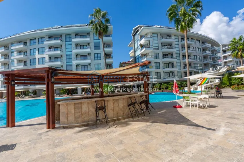 3+1 linear apartment with furniture in an elite residence — Alanya, Kestel district  4 